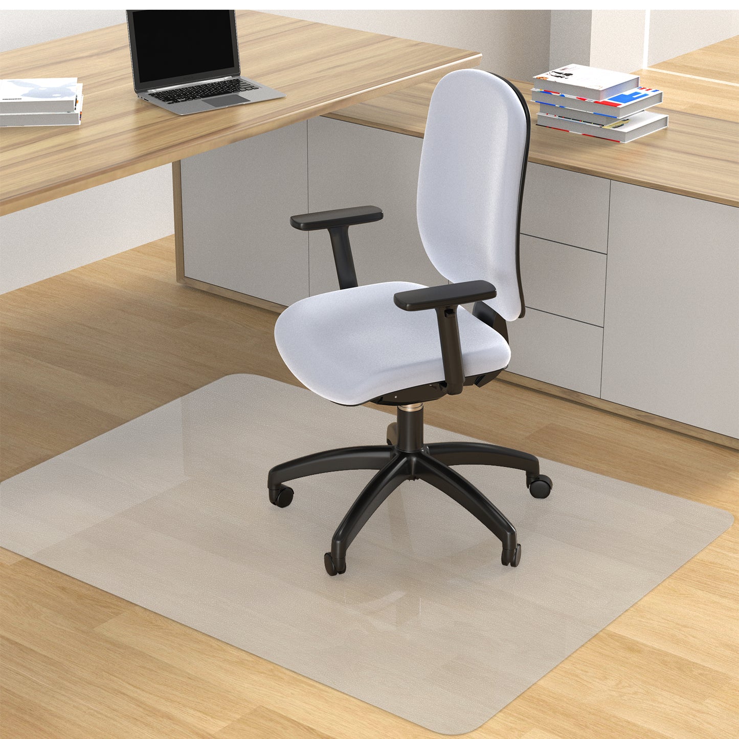 Plastic Chair Mat for Hardwood Floor, 36"x 48" Office Chair Mat for Home, Floor Protector Mat for Desk Chair for Home