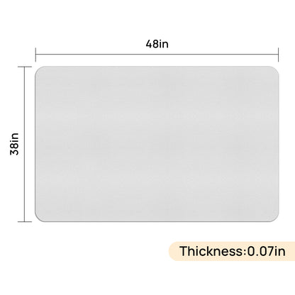 Plastic Chair Mat for Hardwood Floor, 36"x 48" Office Chair Mat for Home, Floor Protector Mat for Desk Chair for Home