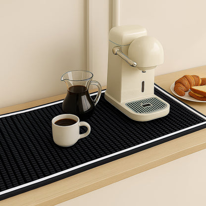 Hriiiiya Bar Mat 24"x12" Coffee Mat, Dish Drying Mat for Bars,Restaurants,Counter,Glass
