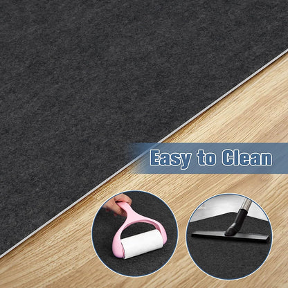 Chair Mat for Hardwood Floor,55" x 35"Office Chair Mats,Floor Protector For Desk Chair,Dark Grey